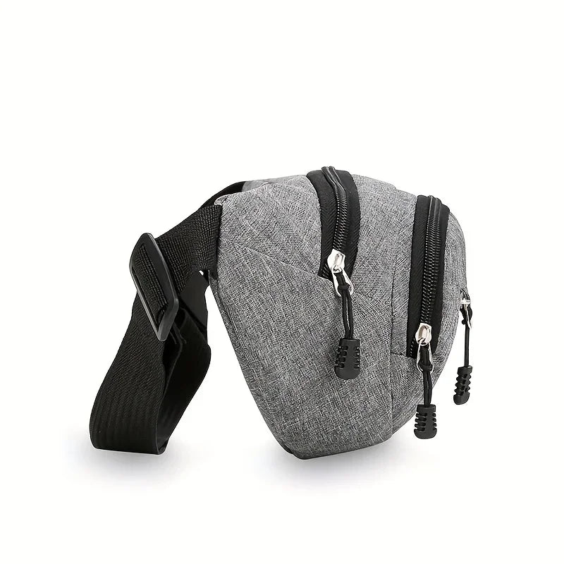 Mehrtaschen-Hüfttasche mit verstellbarem Riemen Crossbody-Tragen
