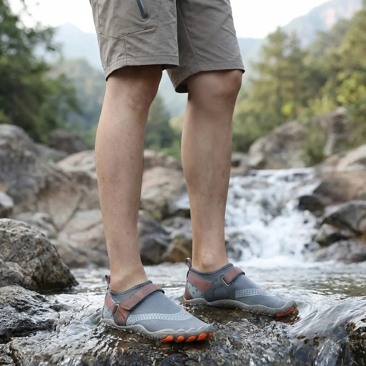 Unisex Wasserschuh schnelltrocknend mit griffiger Sohle für Strand und Wassersport