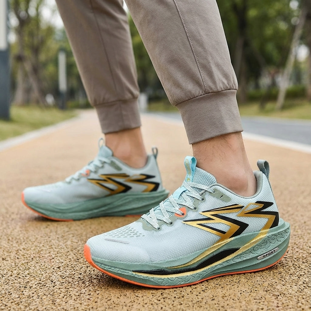 Marathonlaufschuh leicht atmungsaktiv Bewegungskontrolle