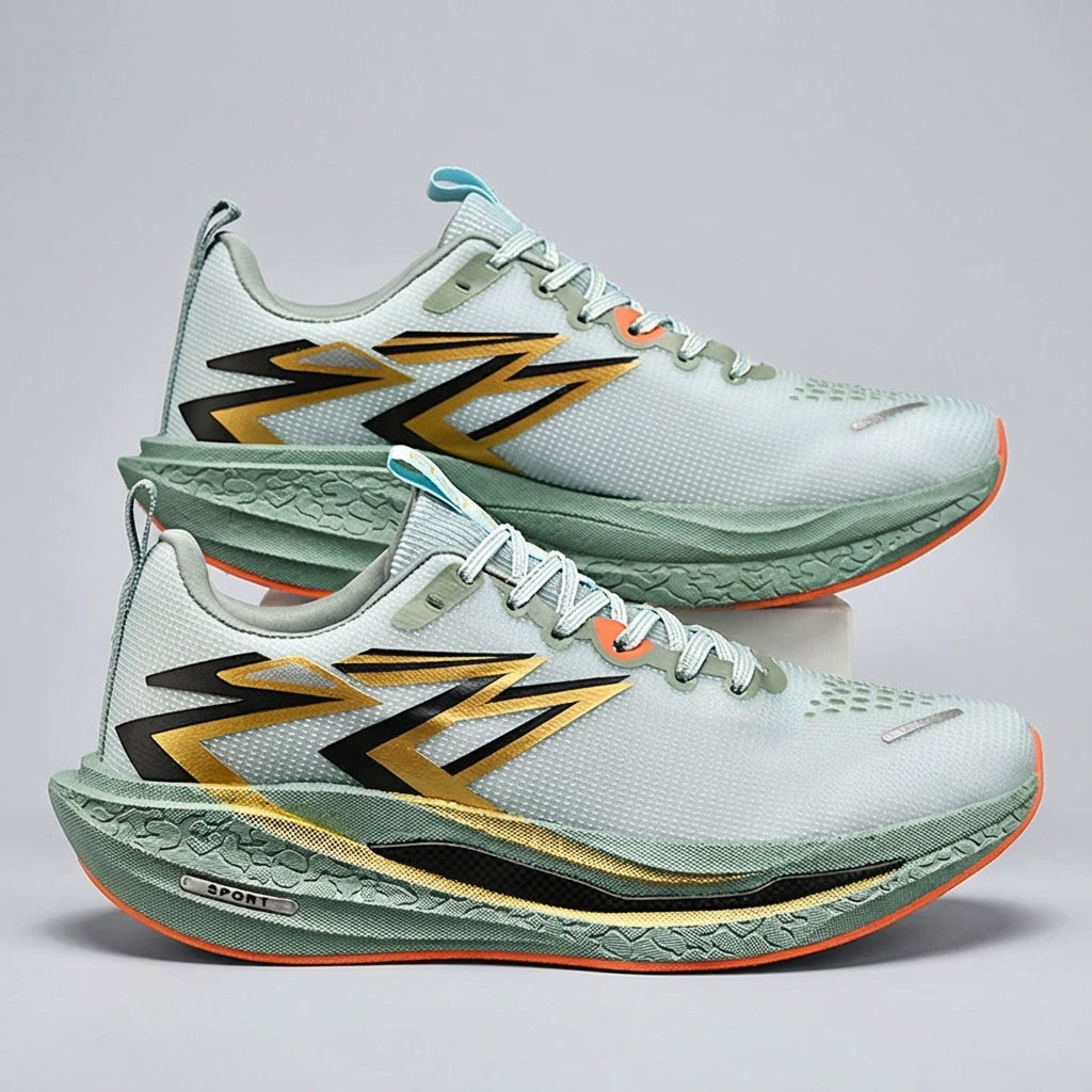 Marathonlaufschuh leicht atmungsaktiv Bewegungskontrolle