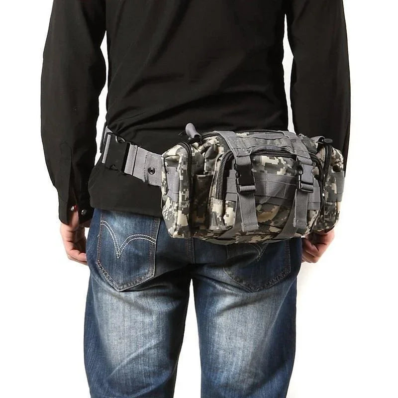 Taktische Hüft- und Sling-Tasche aus Nylon mit verstellbarem Gurt