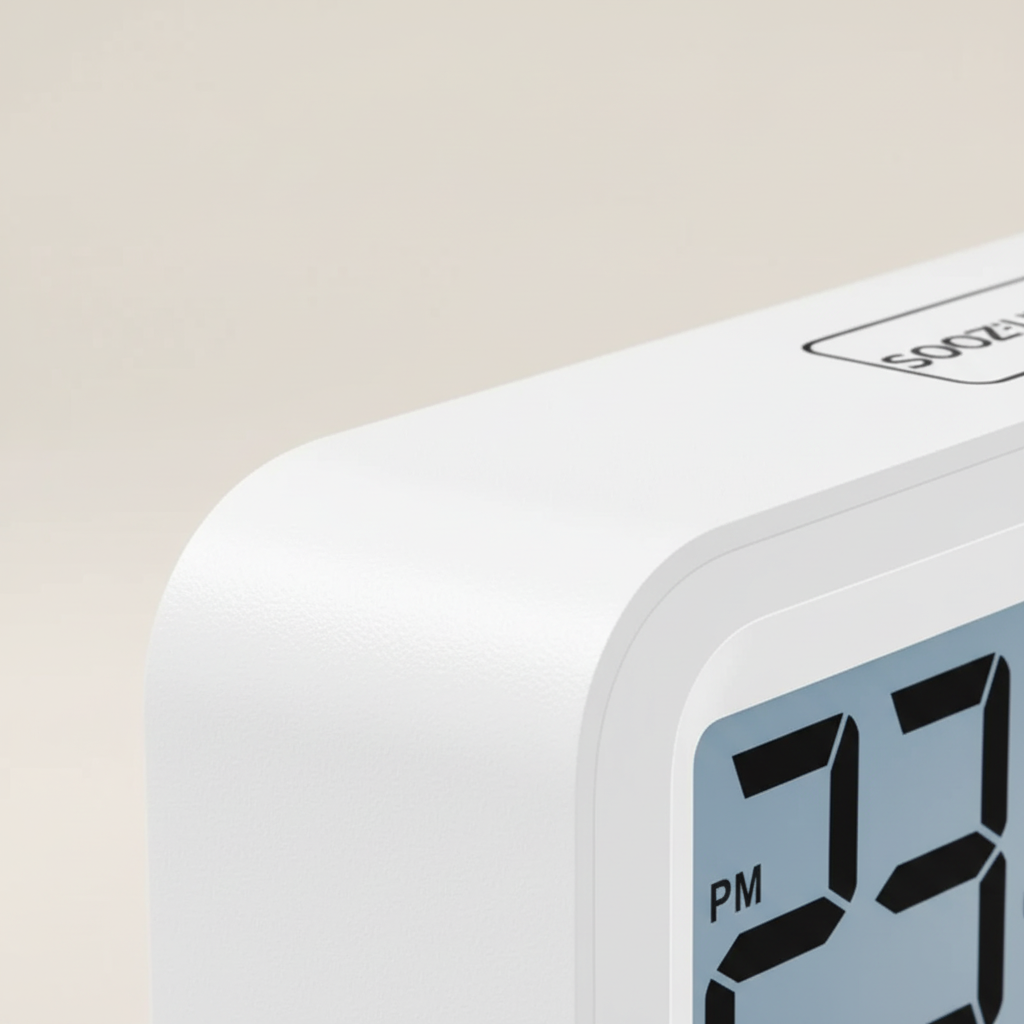 Digitaler LED Wecker mit Temperatur- und Feuchtigkeitsanzeige
