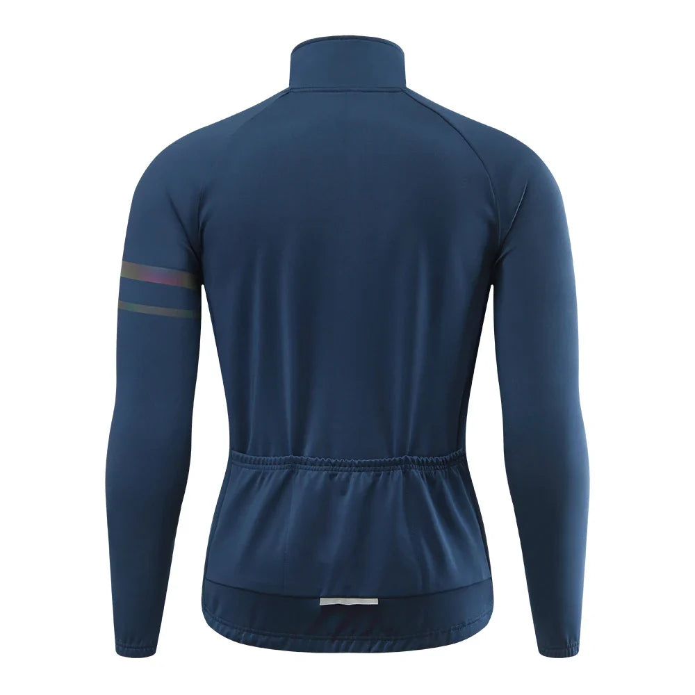 Isolierte Langarm-Radjacke Herren windbeständig warm reflektierend