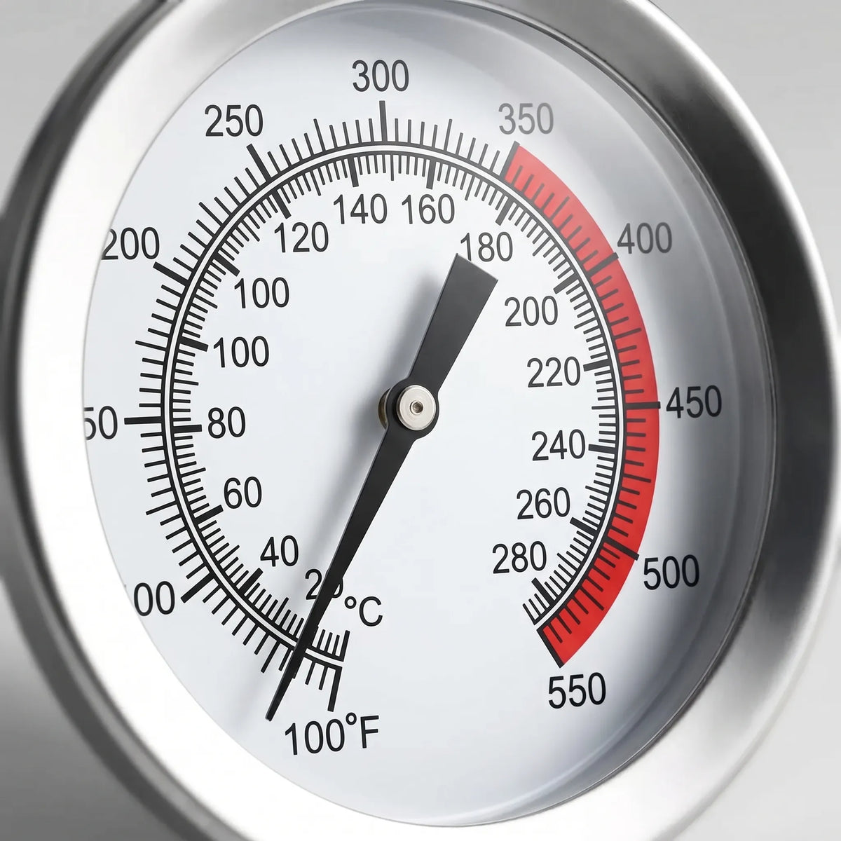 Frittierthermometer Langsonde analoges Zifferblatt Pfannenklemme
