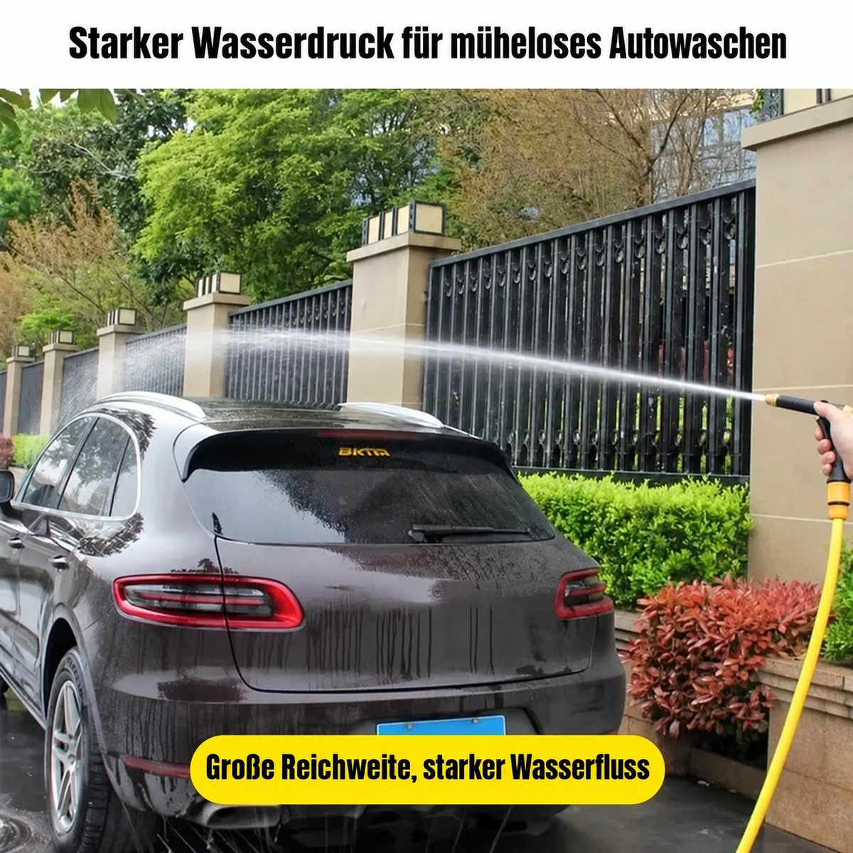 Camp Basel | Tragbare Hochdruck-Wasserschlauch-Düse Spray