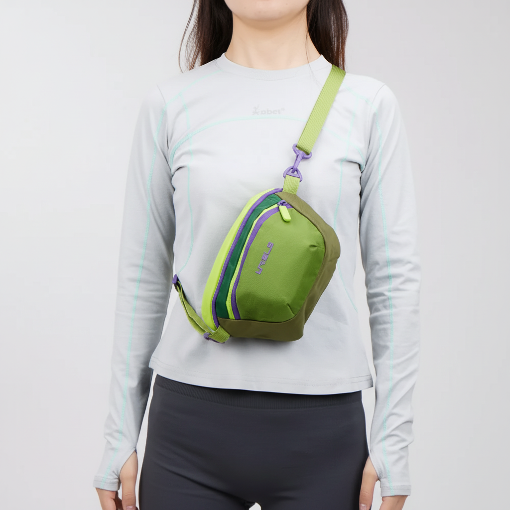 Sling-Tasche wasserabweisend verstellbarer Gurt mehrere Fächer Unisex