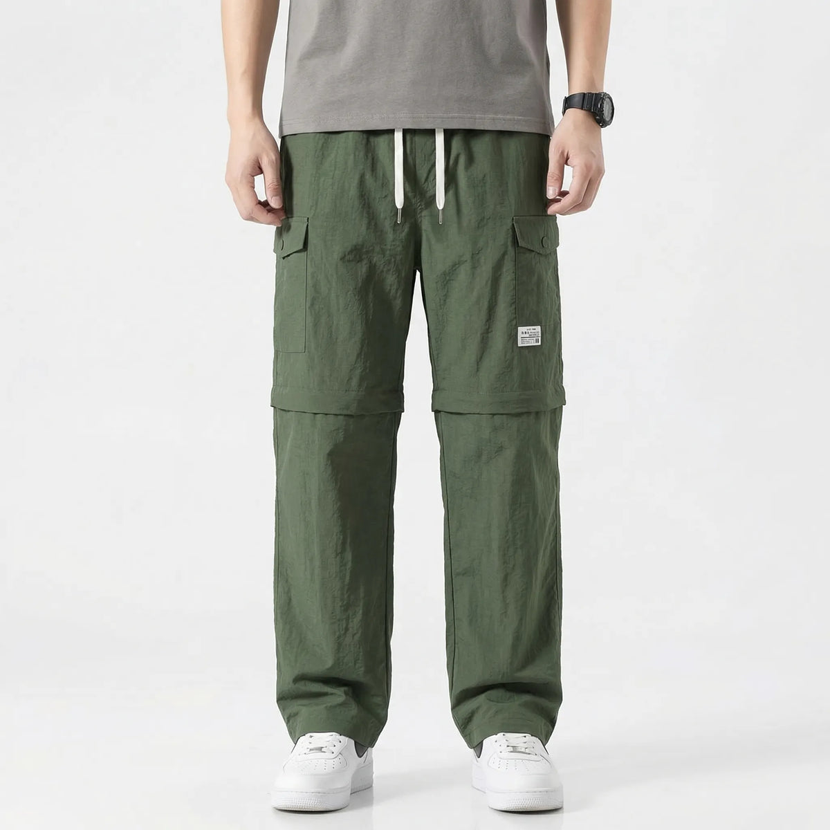 Wandelbare Cargo-Hose für Herren, abzippbar, schnelltrocknend, wasserabweisend