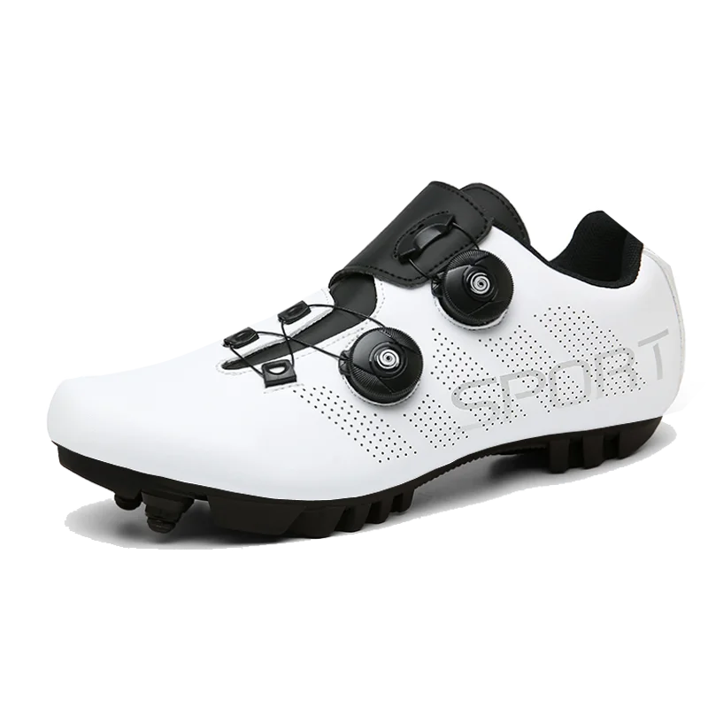MTB-Rennschuh mit dualen Drehverschlüssen und SPD-Stollen