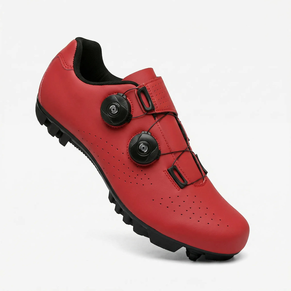 Herren-Rennrad-Schuh SPD-kompatibel mit Drehverschluss und belüfteter Oberseite