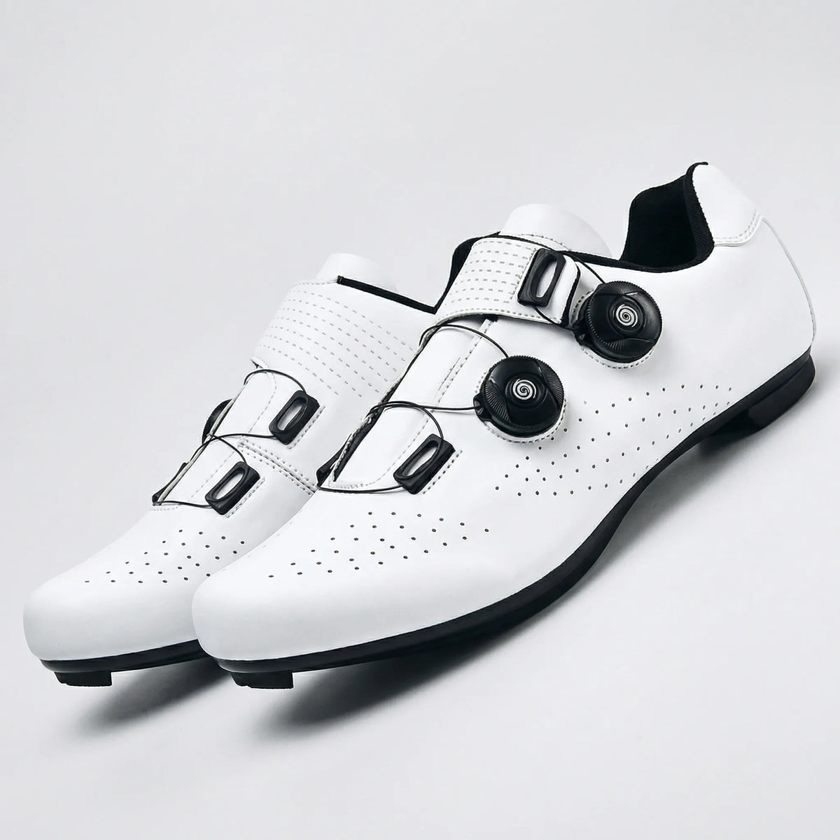 Herren-Rennrad-Schuh SPD-kompatibel mit Drehverschluss und belüfteter Oberseite