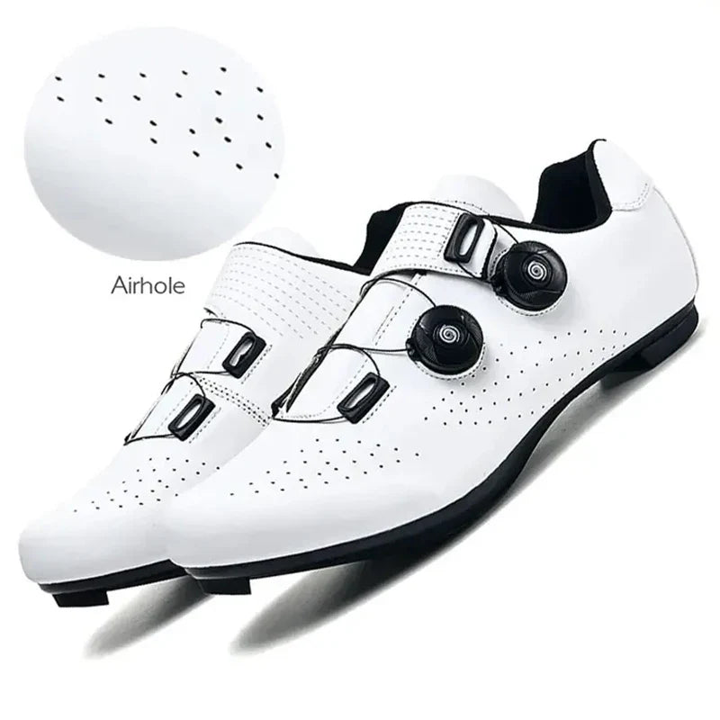 Herren-Rennrad-Schuh SPD-kompatibel mit Drehverschluss und belüfteter Oberseite