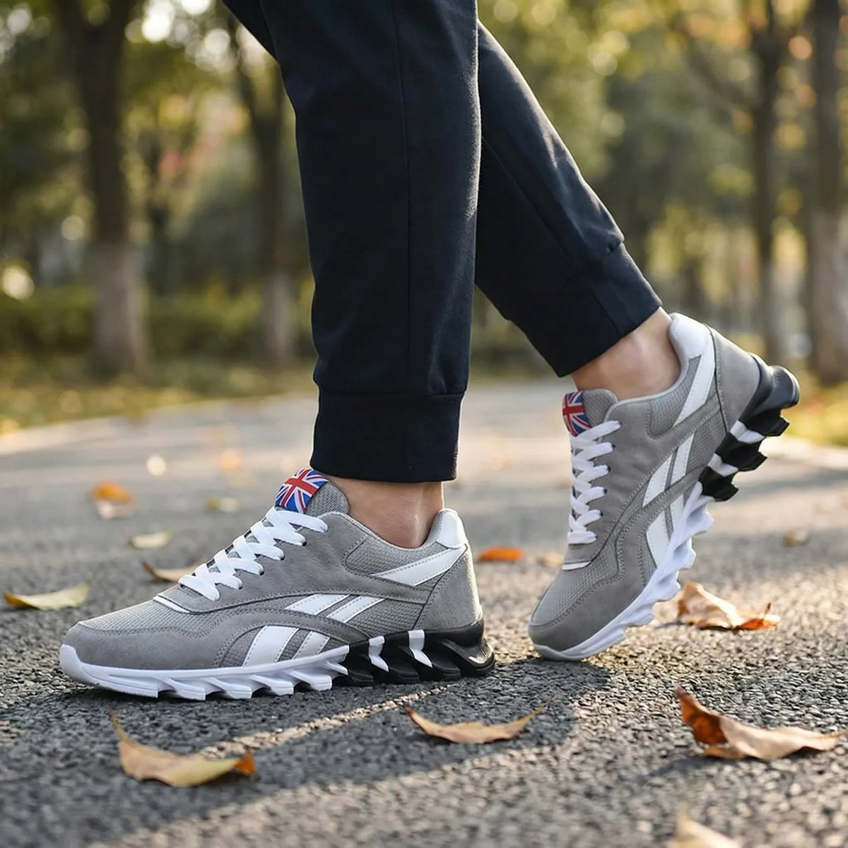 Herren-Sportschuh leicht flexibel gepolstert Casual Wandern