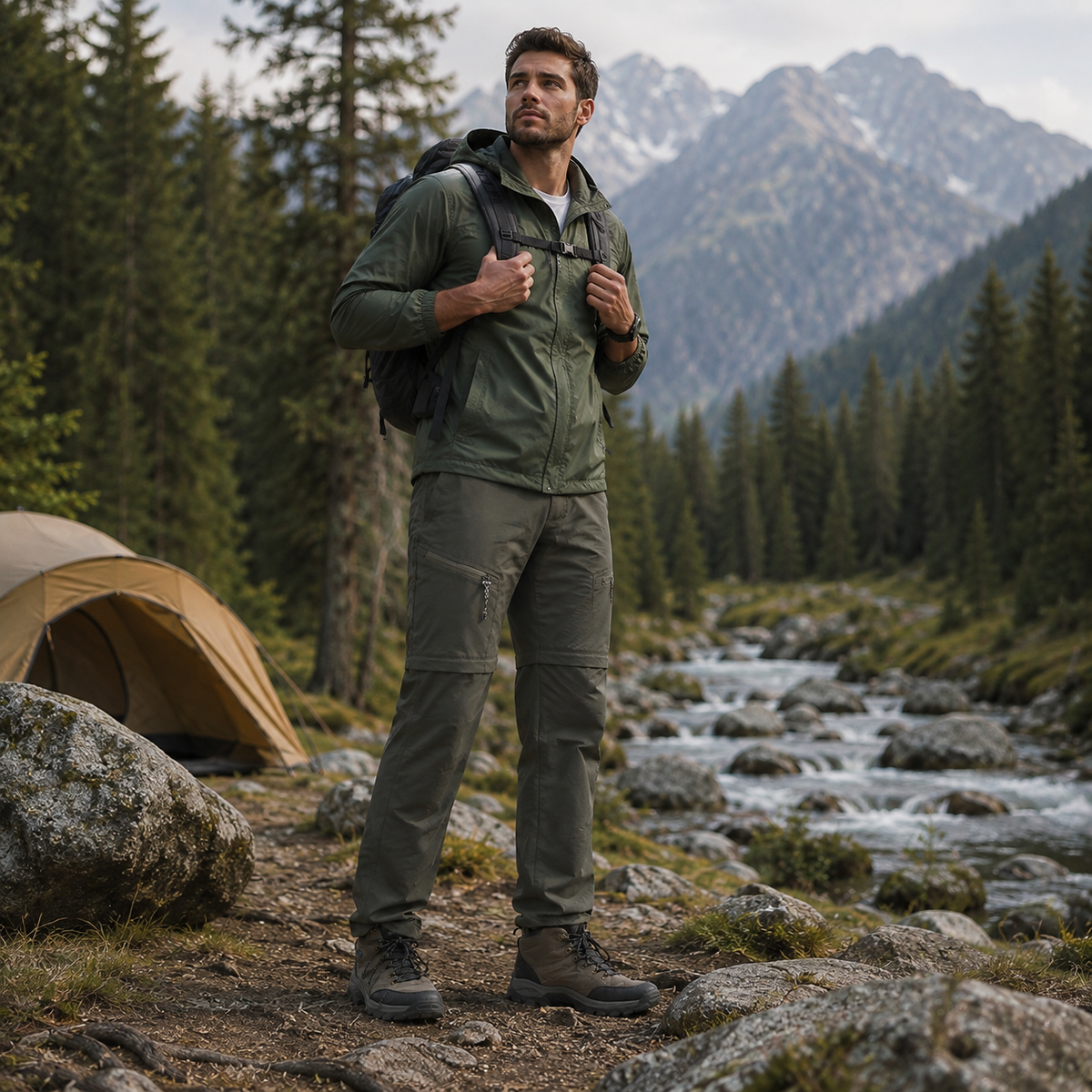 Camp Basel | Traxlite Abzippbare Taktische Wanderhose