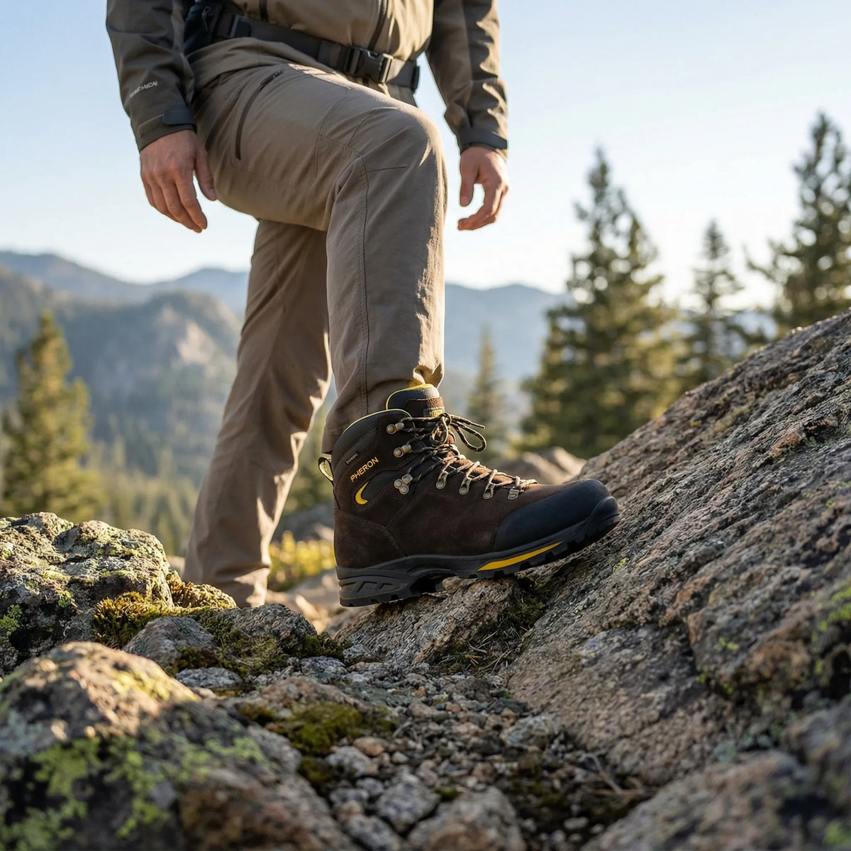 Knöchel-Wanderschuhe Unisex rutschfest Knöchelstütze Bergstiefel