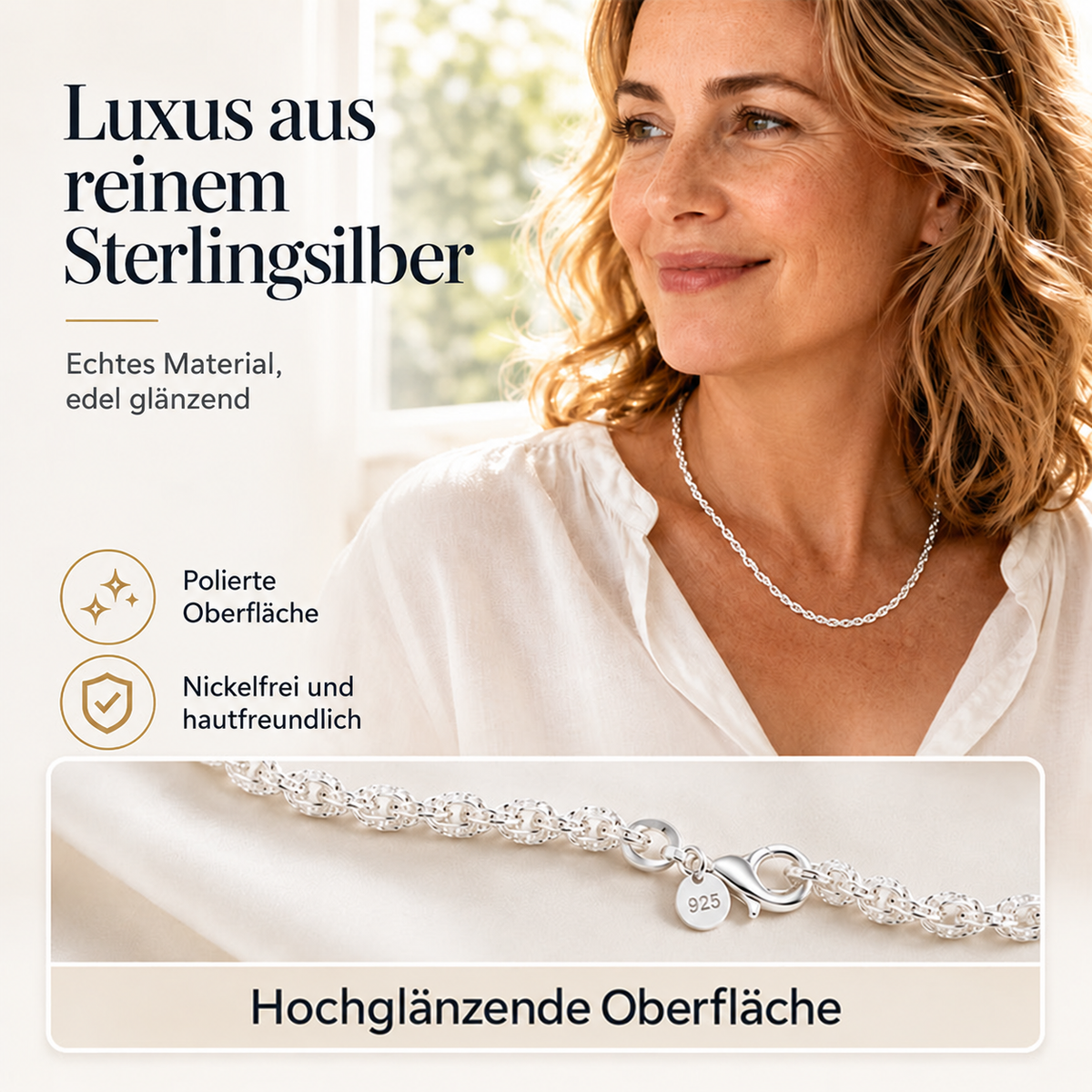 Camp Basel | Trendiges Drachenschuppen-Ketten-Armband & Halskette