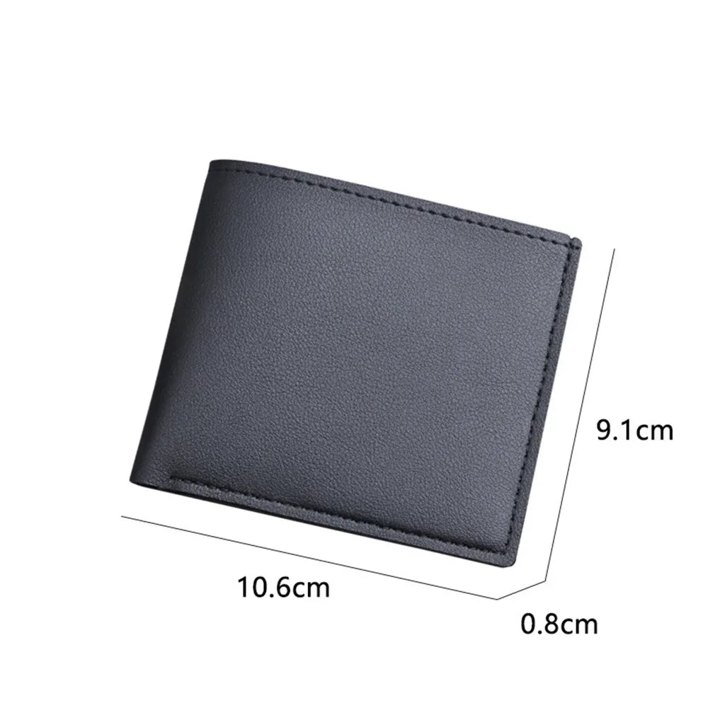 Schlanker Bifold-Geldbeutel mit Reissverschluss-Tasche und Kartenfächern