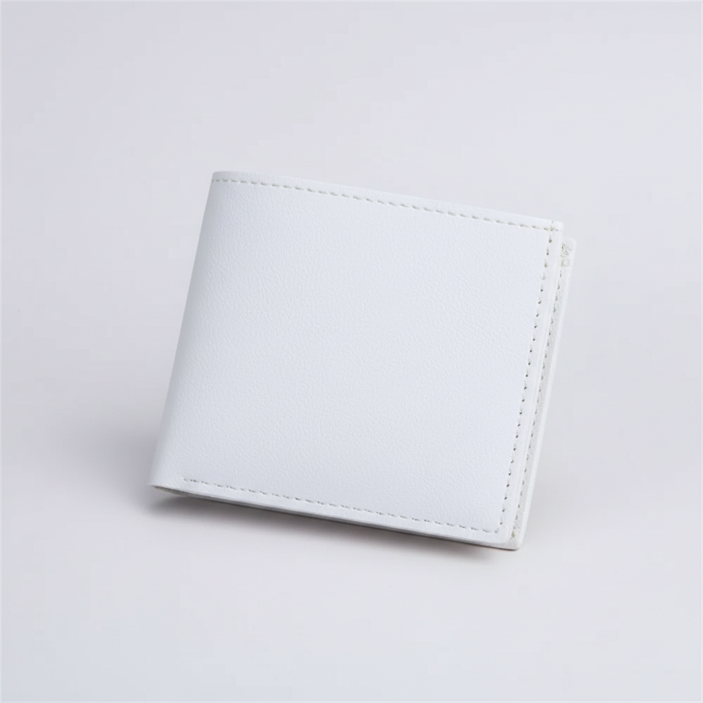 Schlanker Bifold-Geldbeutel mit Reissverschluss-Tasche und Kartenfächern