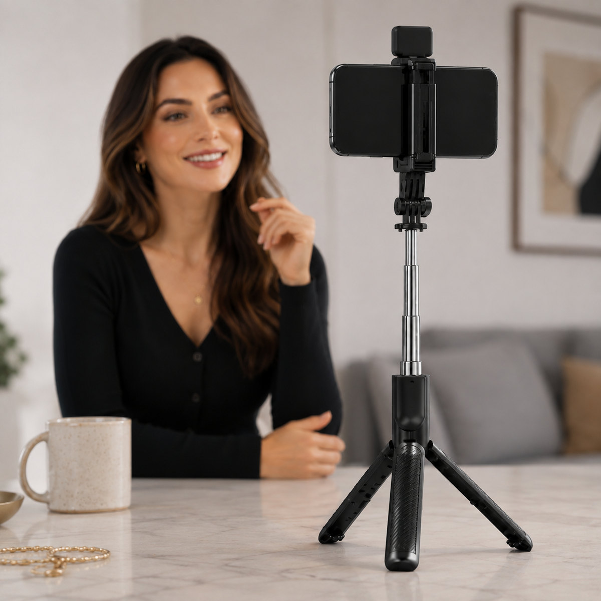 Camp Basel | VeloGrip Ausziehbarer Selfie-Stick Stativ