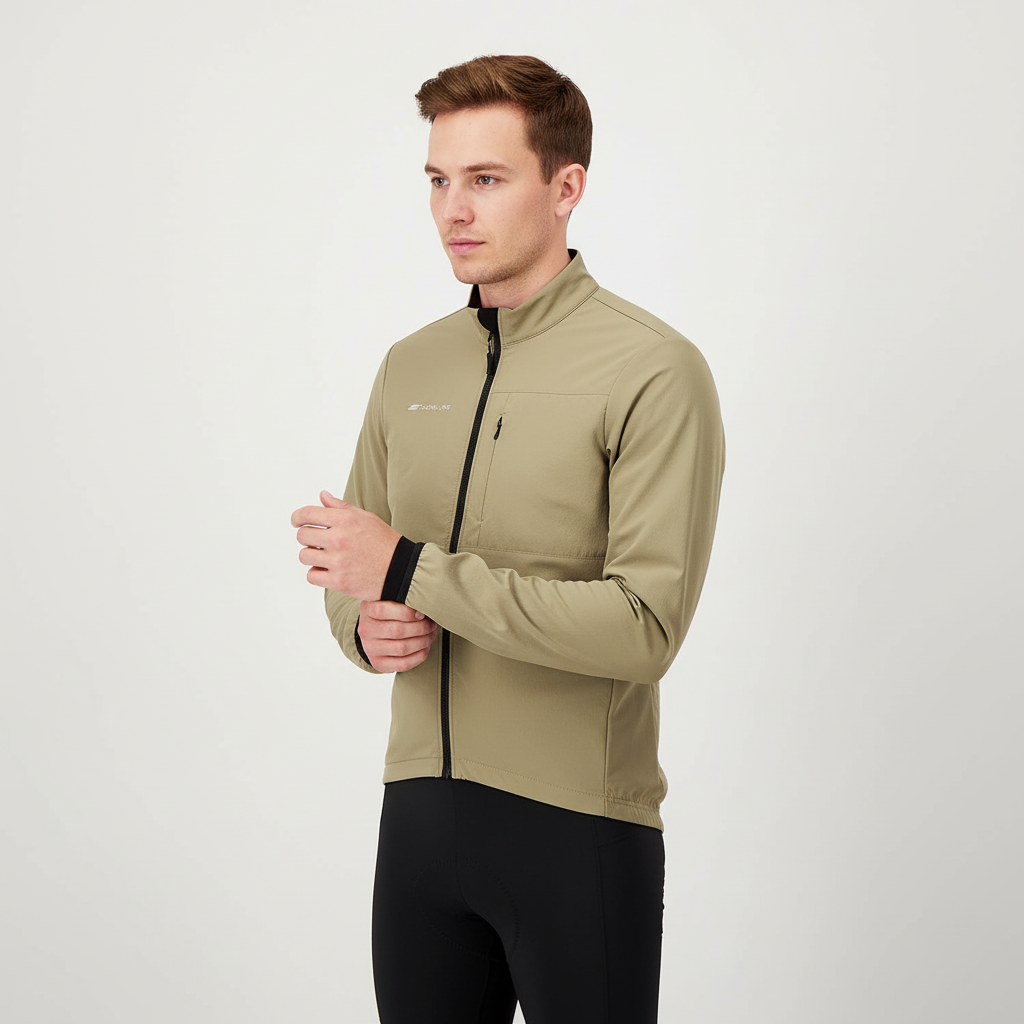 Langarm-Radjacke winddicht warm atmungsaktiv Herren