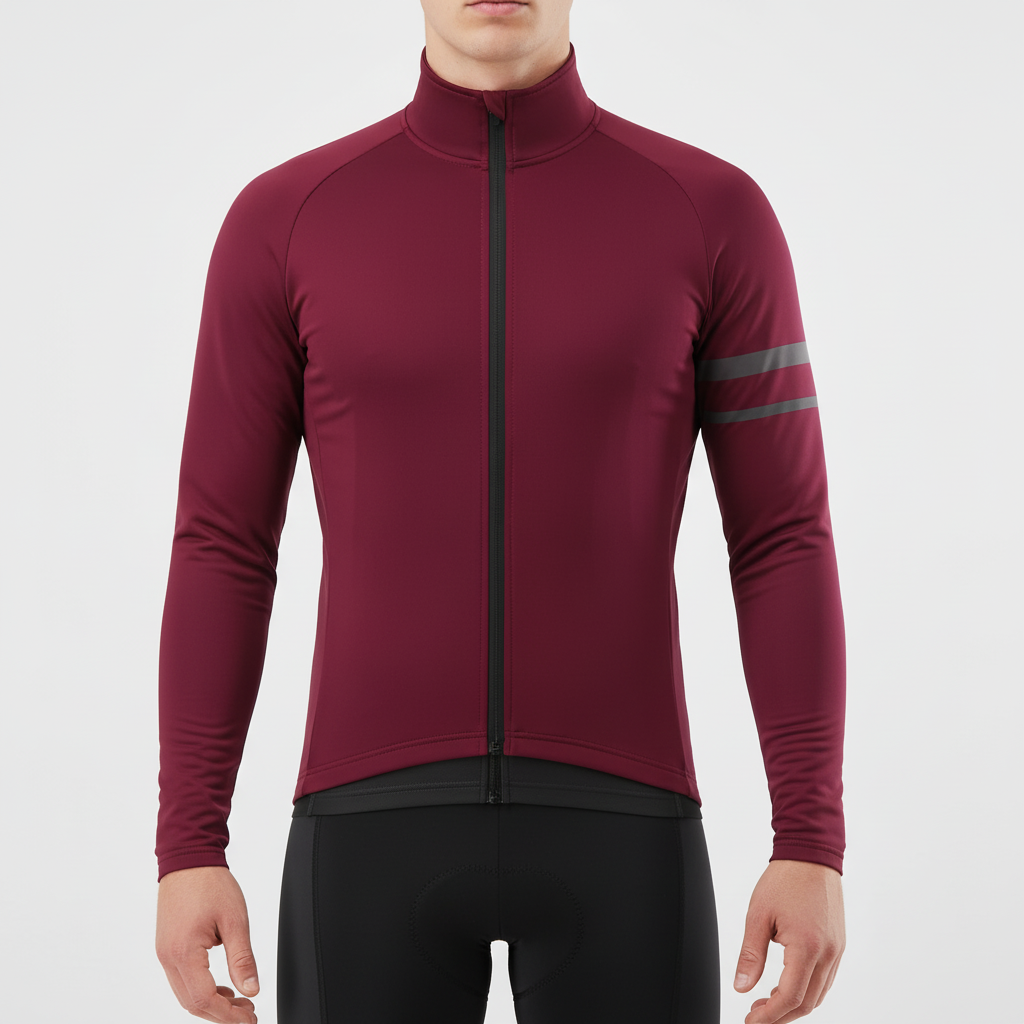 Herren Fahrradjacke thermisch winddicht Slim Fit