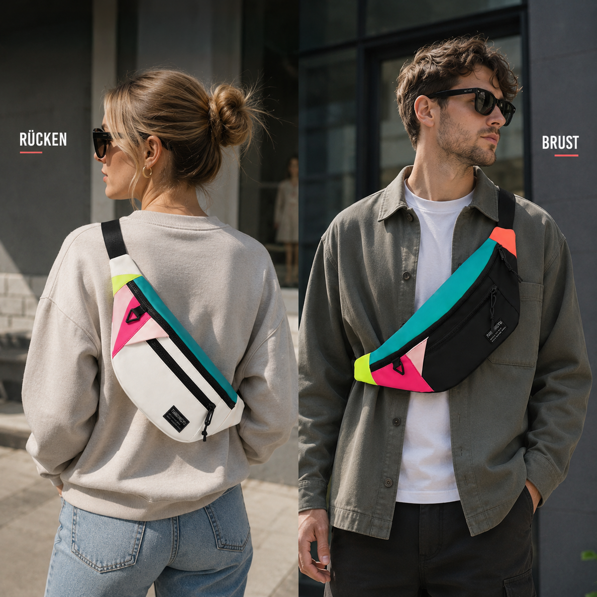 Camp Basel | Veltroxa Lässige Nylon-Crossbody-Tasche