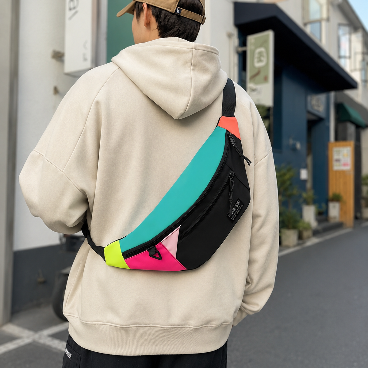 Camp Basel | Veltroxa Lässige Nylon-Crossbody-Tasche