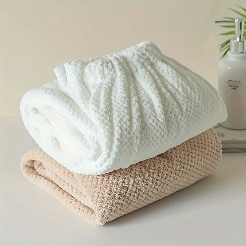 Spa-Bademantel Korallenvlies schnelltrocknend mit Wickeldesign