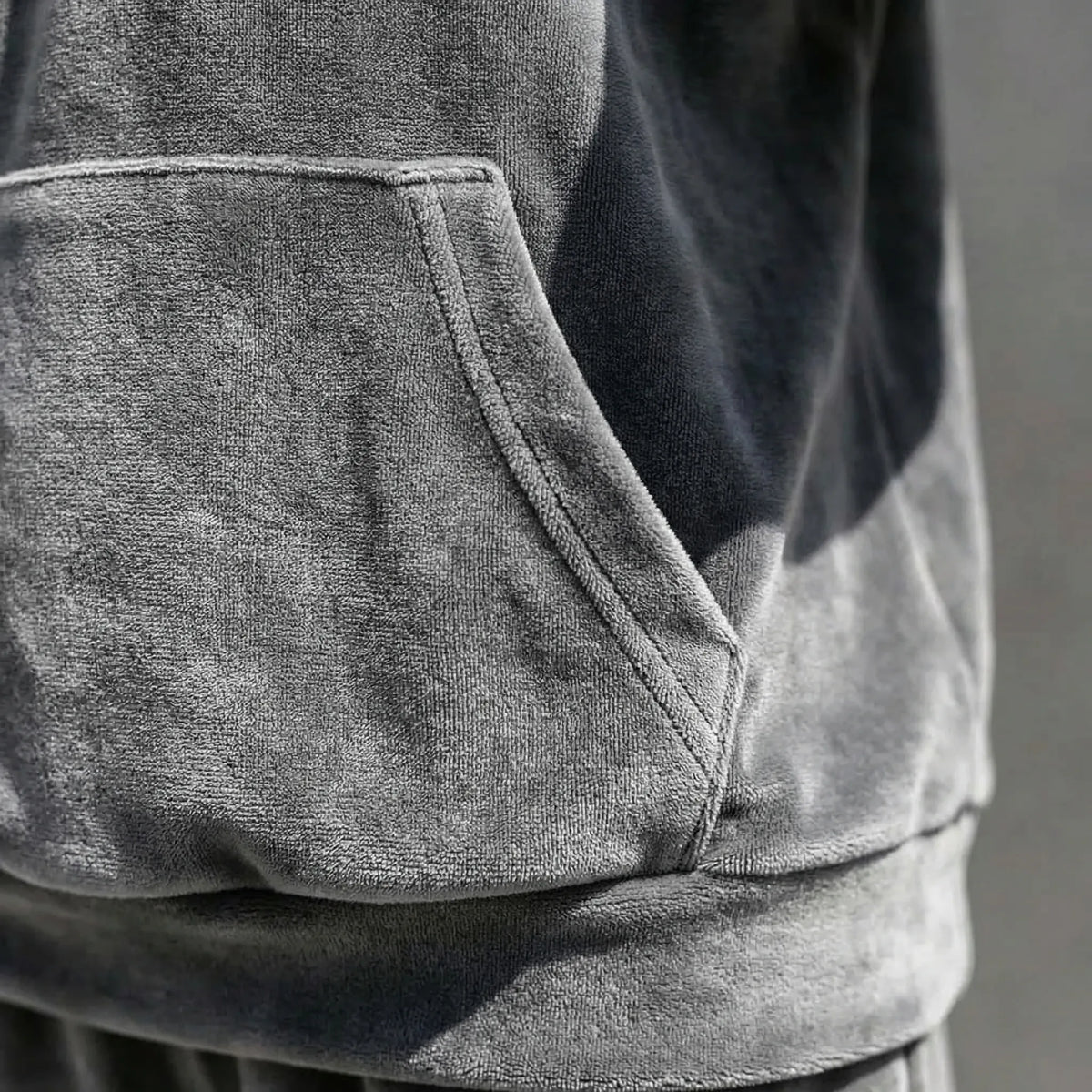 Kapuzen-Freizeitanzug 2-teilig mit Oversized-Hoodie und taillierten Jogginghosen