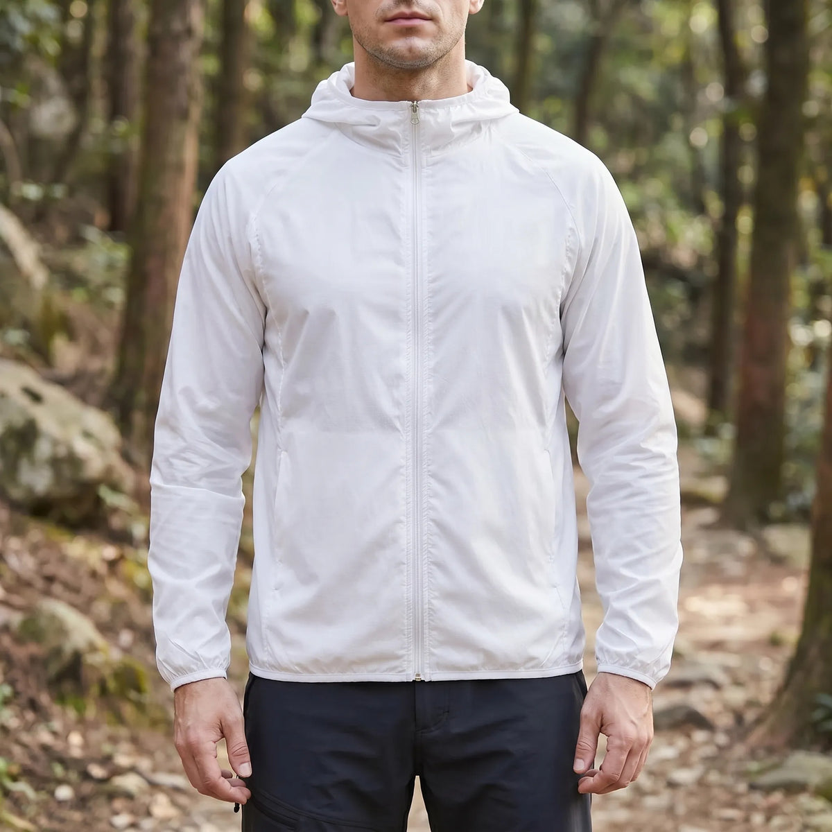 Unisex Windschutzjacke leicht packbar wasserabweisend Outdoor
