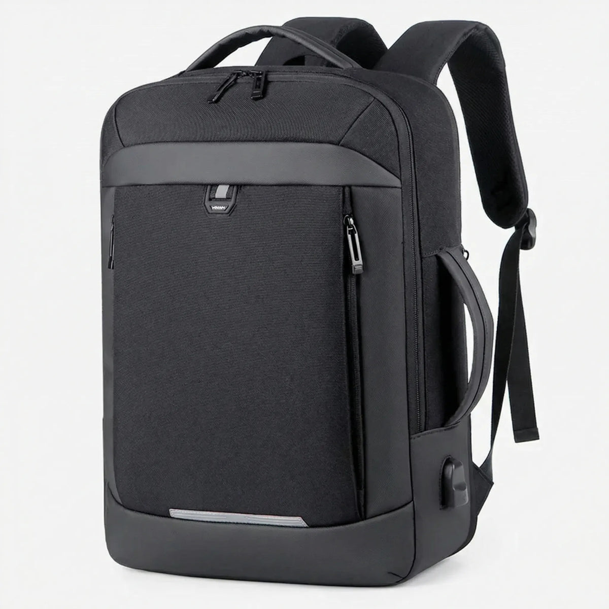Laptop-Rucksack erweiterbar wasserabweisend mit USB-Ladeanschluss