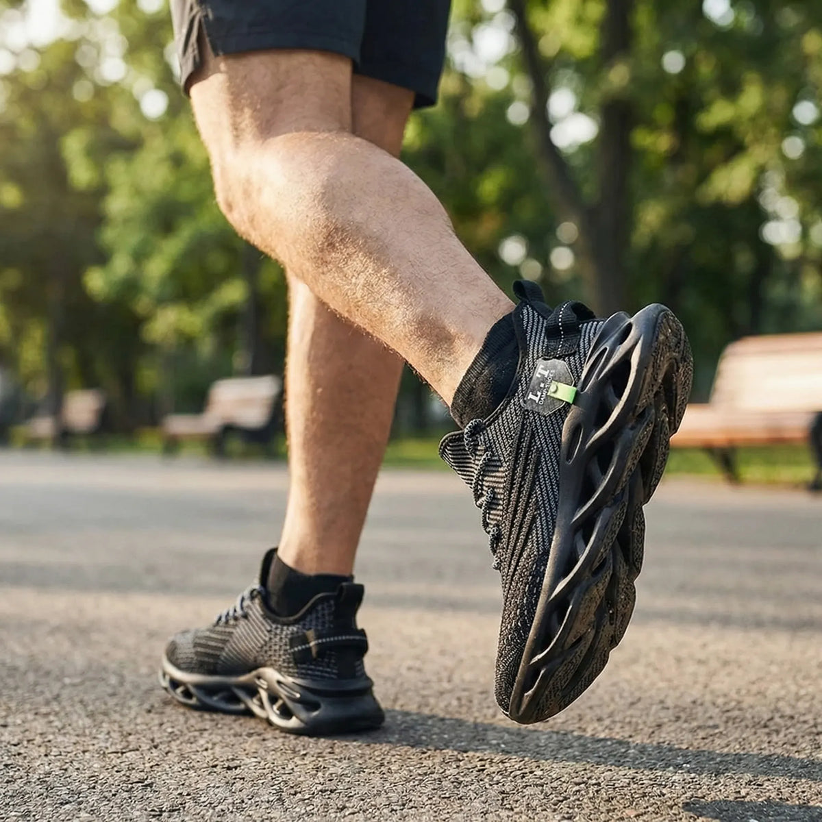 Laufschuh atmungsaktiv Mesh-Obermaterial gepolsterte Sohle