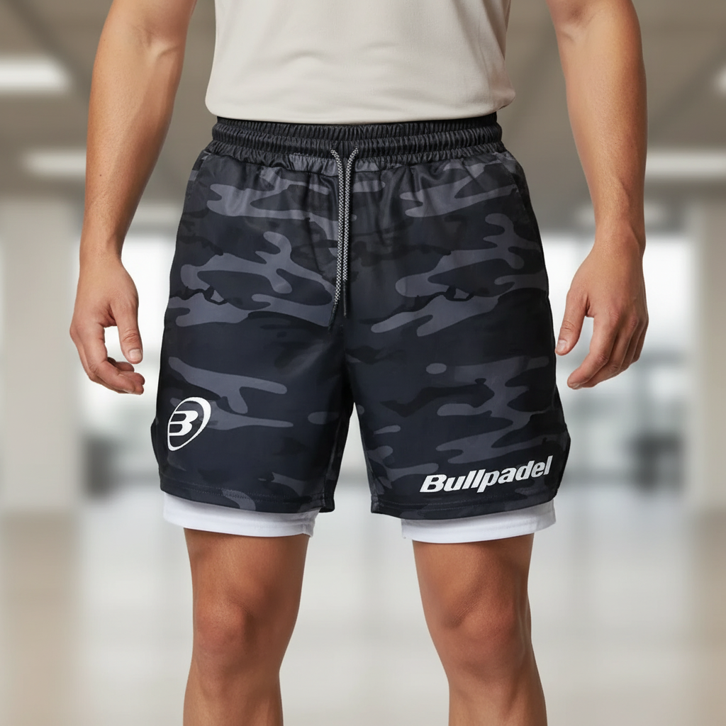 Atmungsaktive Herren Sport-Shorts für Padel-Tennis und Laufen