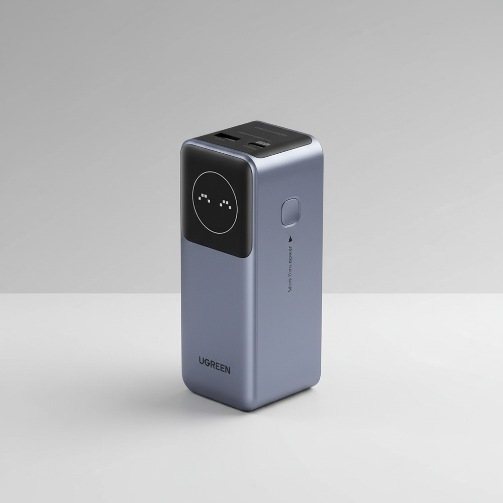 Hochleistungs-Metallpower Bank 100W mit digitalem Display