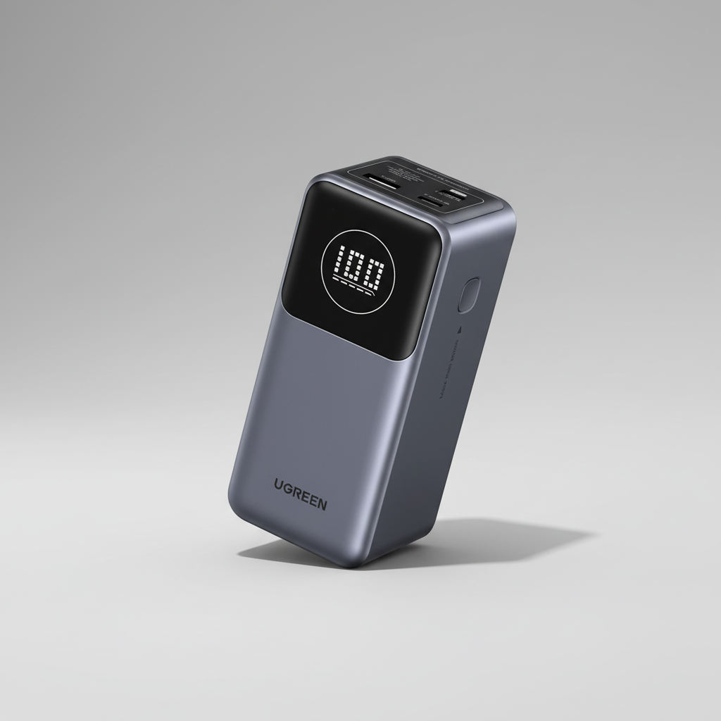 Hochleistungs-Metallpower Bank 100W mit digitalem Display