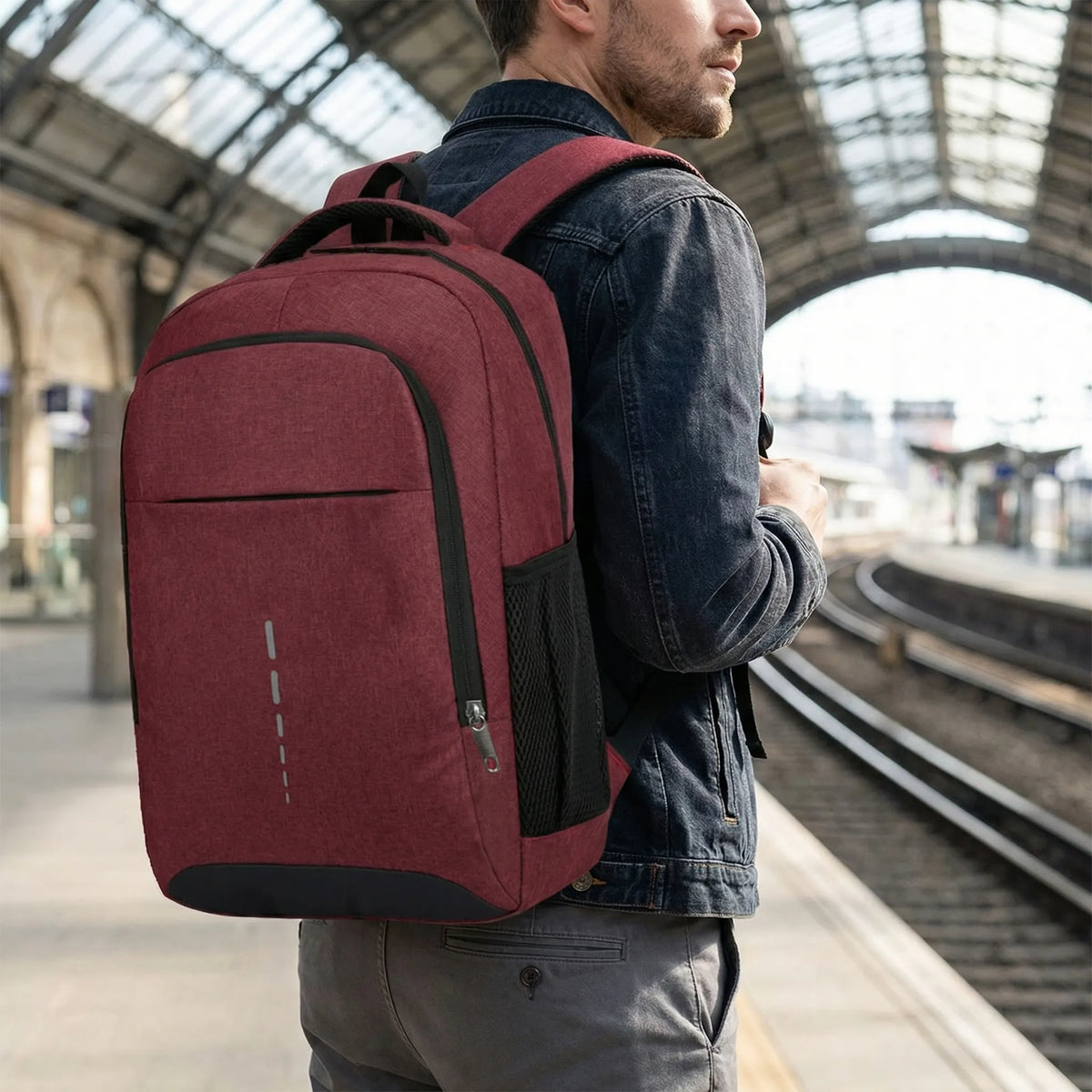 Rucksack gross mit Laptop-Fach gepolsterte Schultergurte Reise