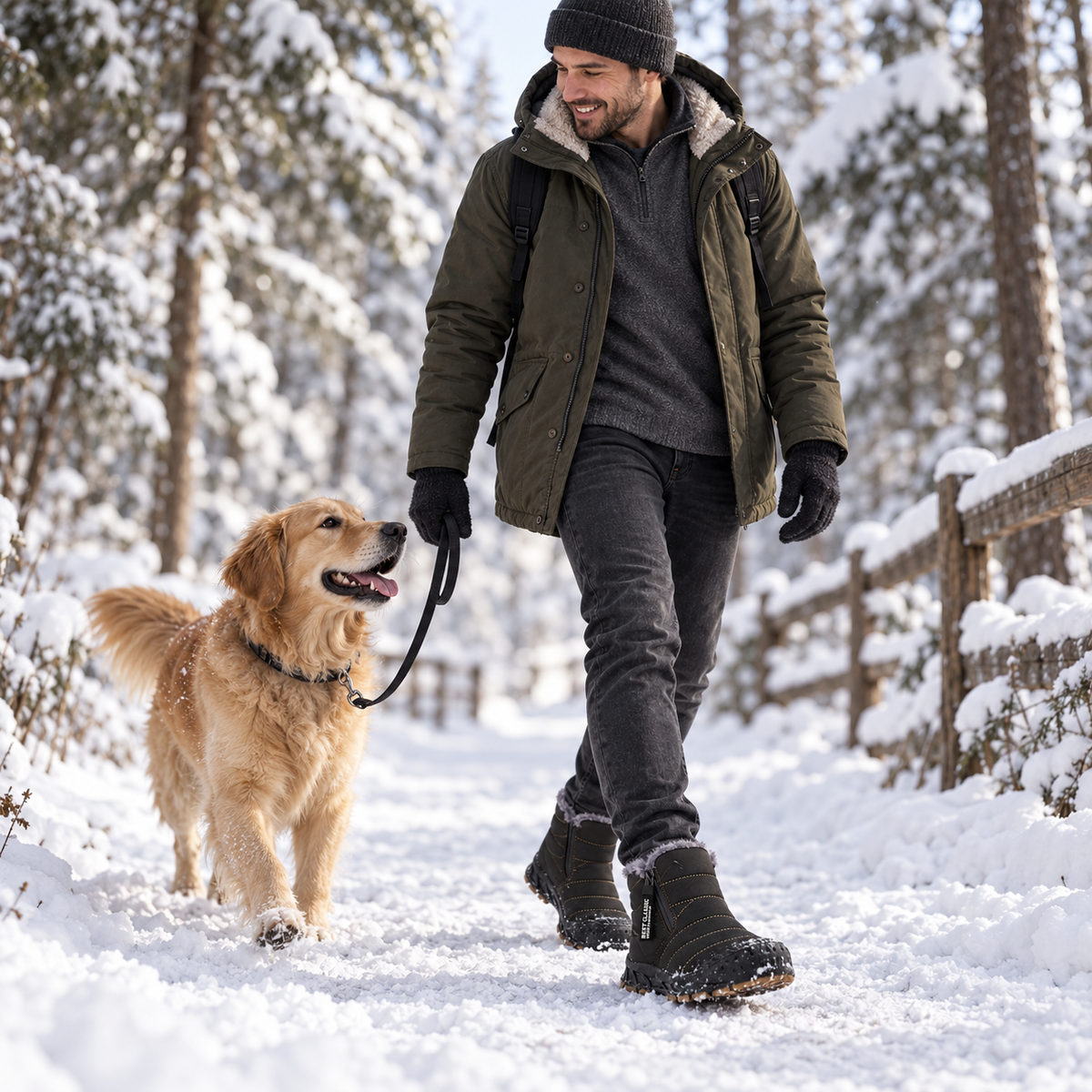 Camp Basel | Winterstiefel wasserabweisend mit Fleecefutter