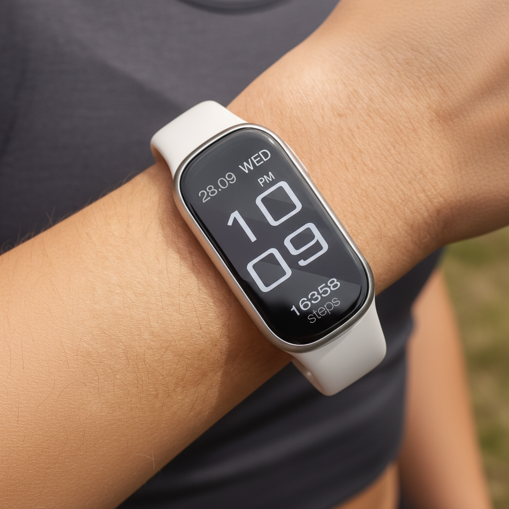 Wasserdichte Smartwatch mit Fitness-Tracker und langem Akku
