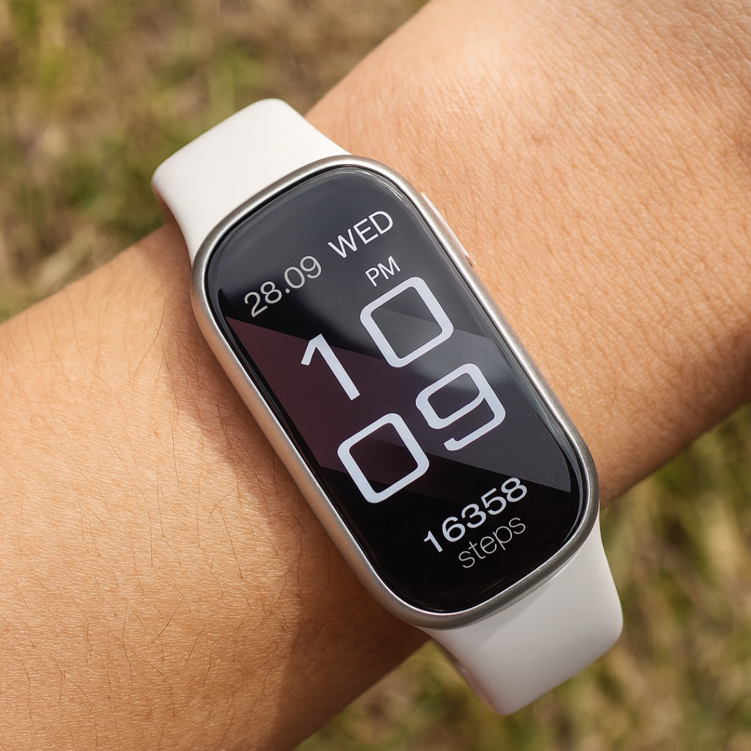 Wasserdichte Smartwatch mit Fitness-Tracker und langem Akku
