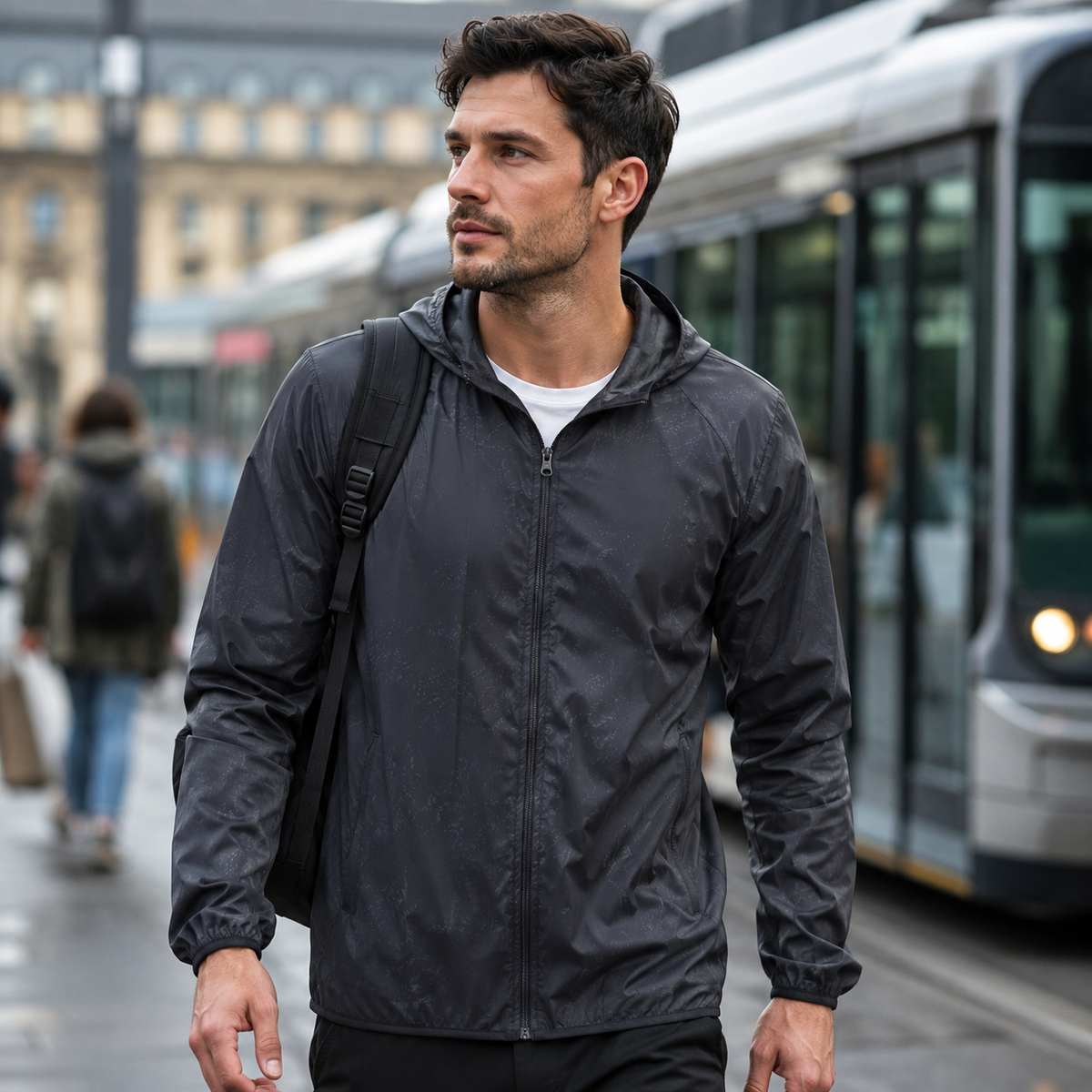Camp Basel | Zephyria Leichte Kapuzen-Windbreaker