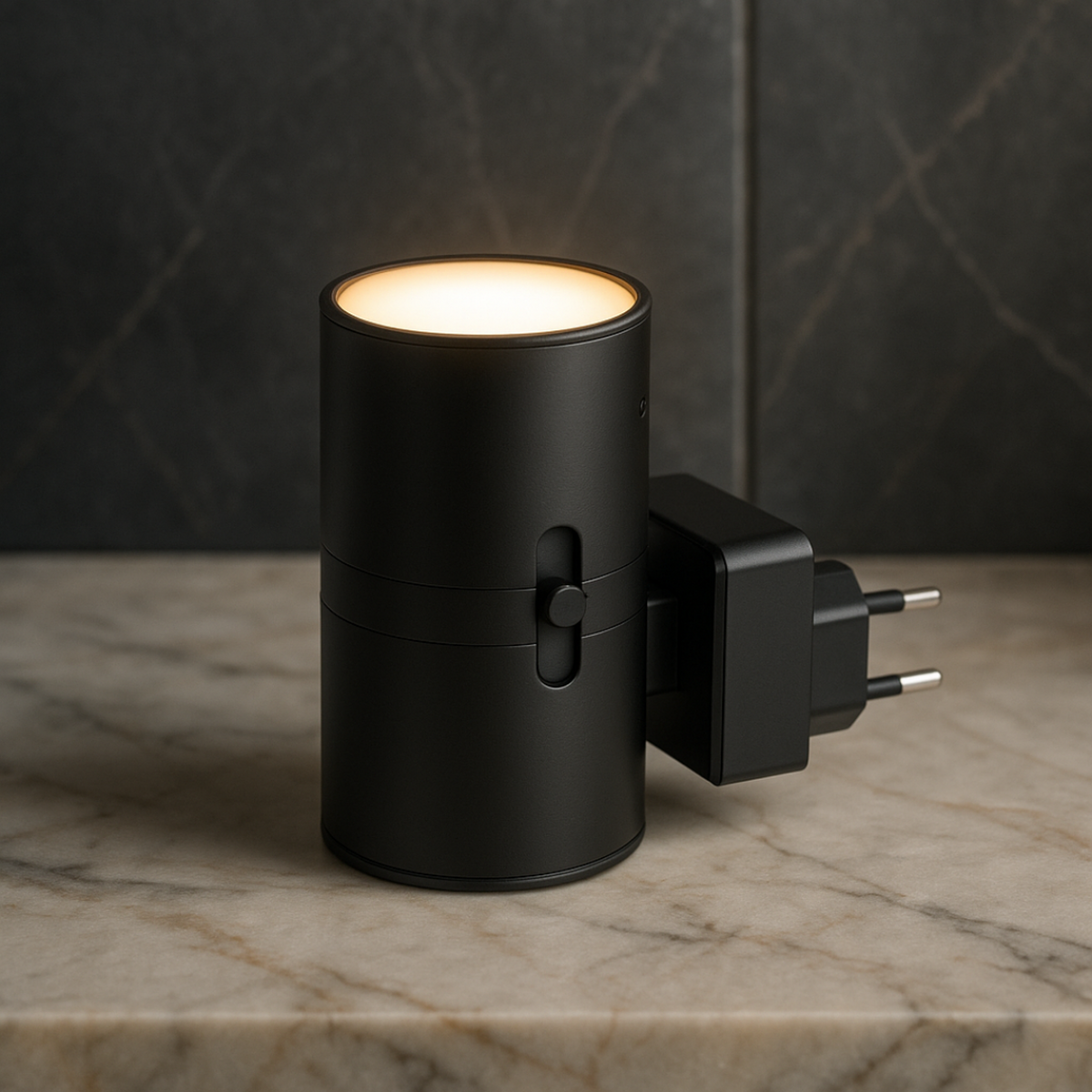Norvia | Steckdosenlampe mit freier Nachbarbuchse