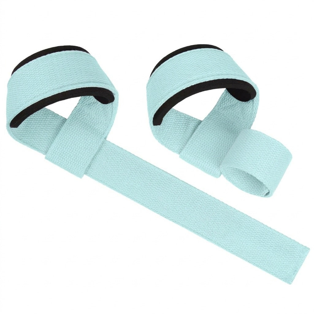Selbstwickelnde Lifting Straps mit gepolsterten Handgelenkschlaufen, 1 Paar