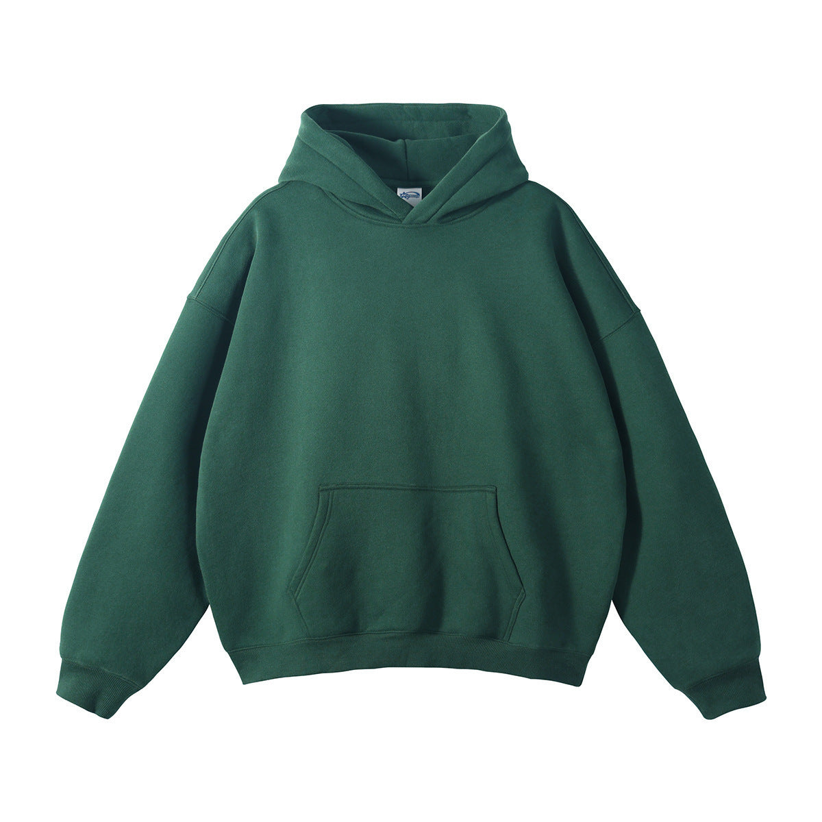 Unisex-Kapuzensweatshirt aus Bio-Baumwolle in lockerer Passform, mit Kängurutasche
