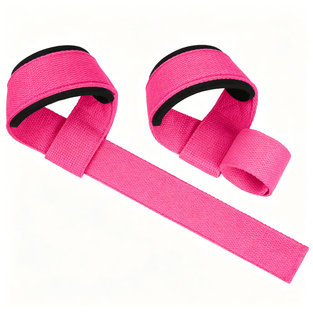 Selbstwickelnde Lifting Straps mit gepolsterten Handgelenkschlaufen, 1 Paar
