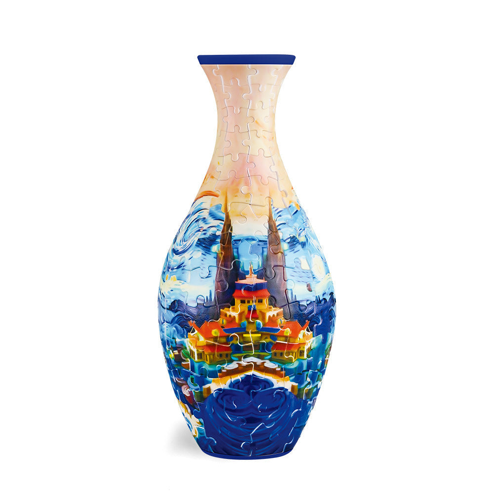 DIY 3D Puzzle Blumenvase