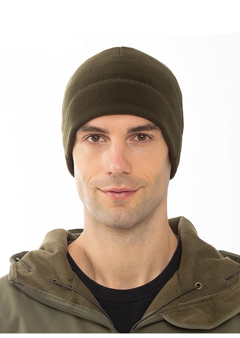 Taktische Fleece-Beanie-Mütze für Herren – Leichte Atmungsaktive Skull Cap zum Laufen, Arbeiten & für den Outdoor-Einsatz