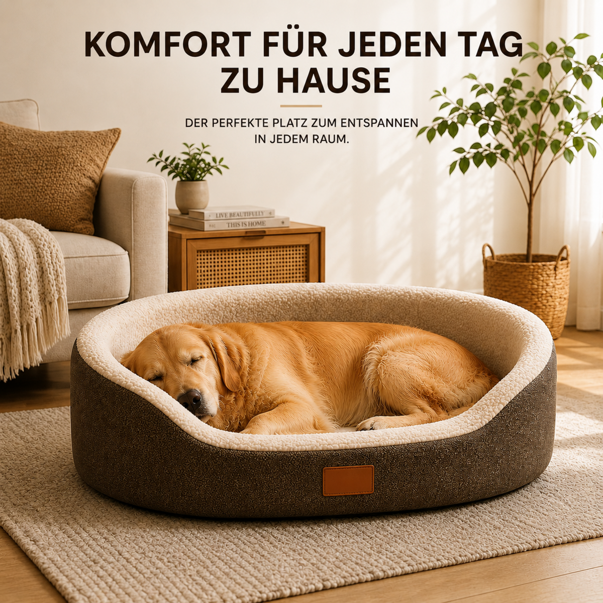 Camp Basel | Pawvello Orthopädisches Sofa-Hundebett