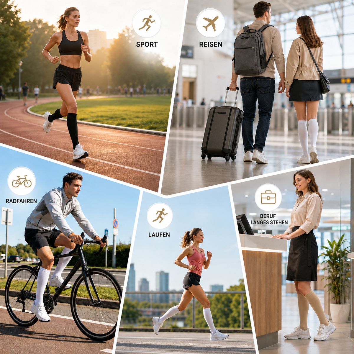 Premium-Kompressionsstrümpfe | Stützstrümpfe