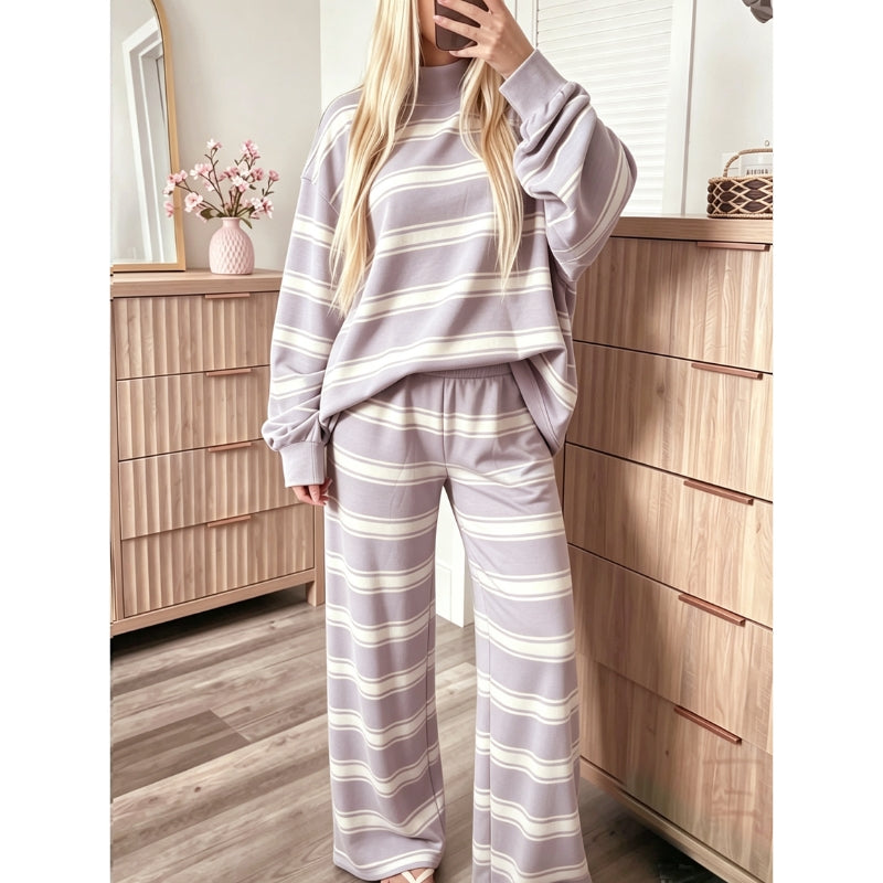 Tove Gestreiftes Lounge-Set