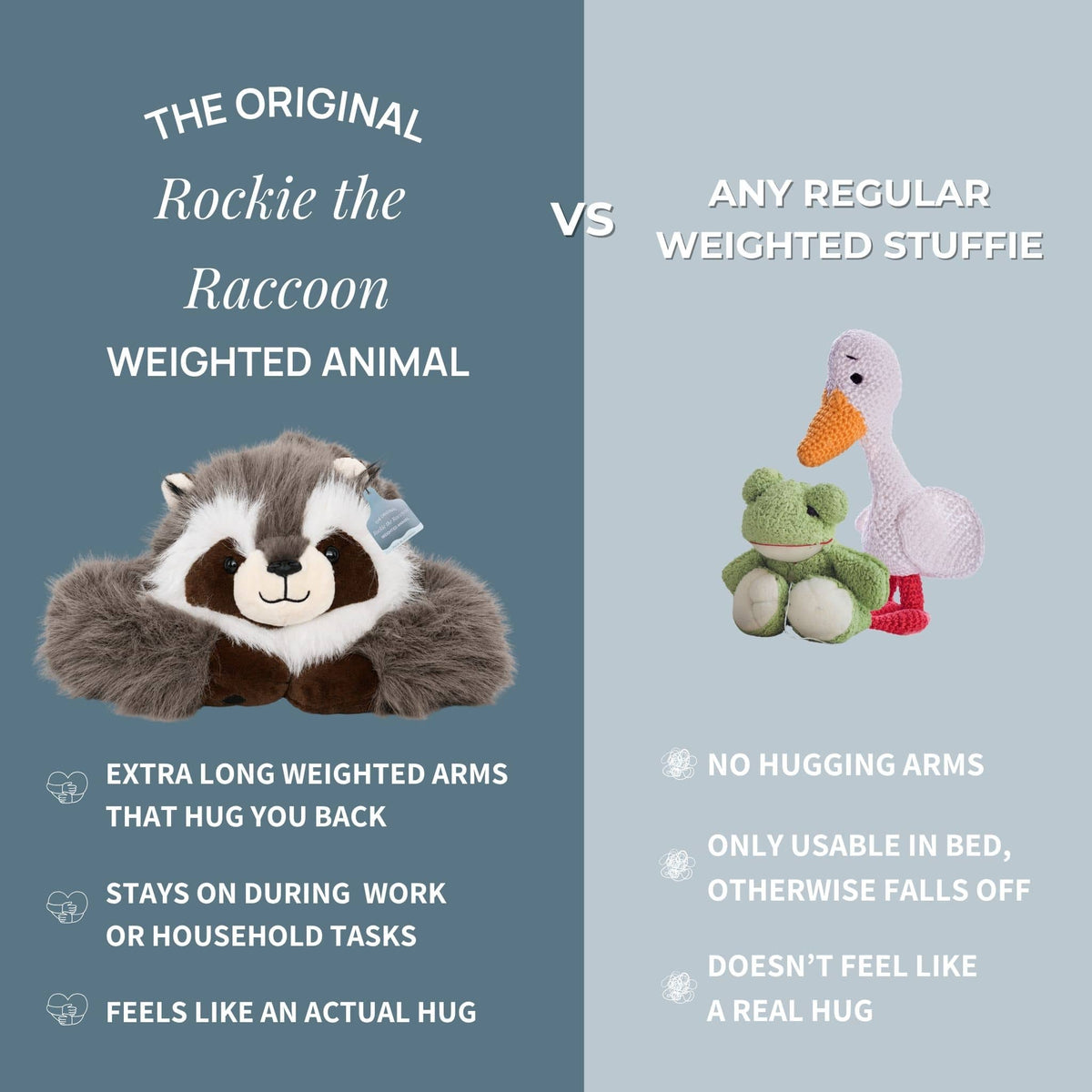 Rockie der Waschbär Gewichtstier