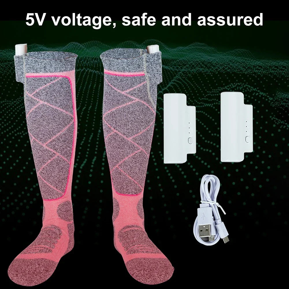 Aufladbare Outdoor-Sport-Ski-Heizsocken
